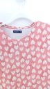 REMERA CORAL CORAZONES MIMO&CO T:14