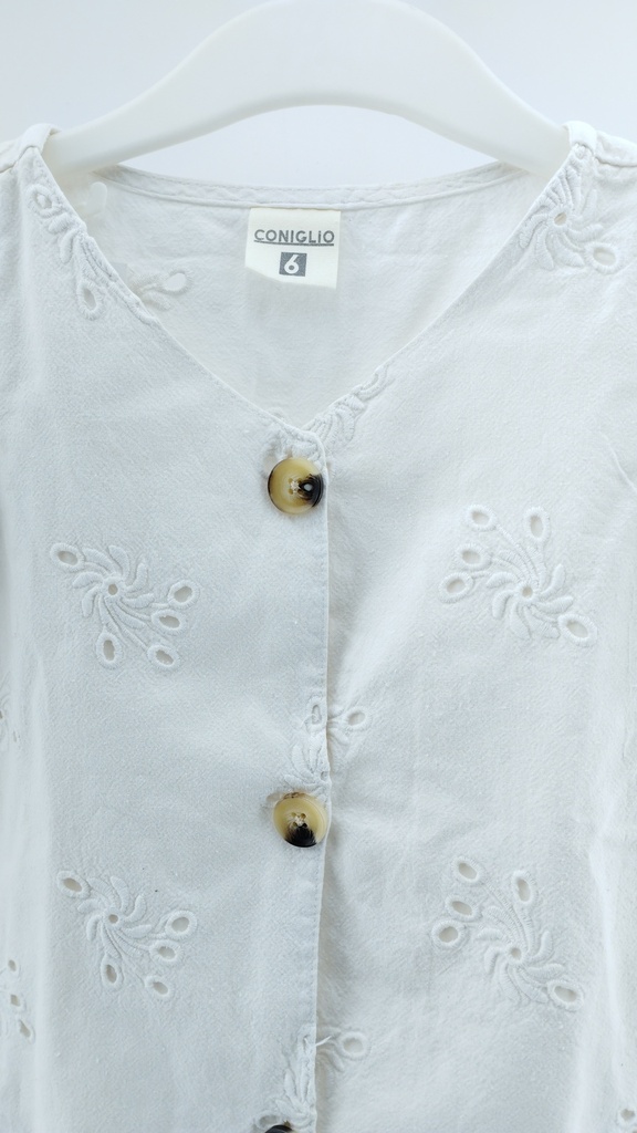 REMERA BLANCA CONIGLIO T:6