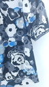 BLUSA ESTAMPA GRIS NEGRA CELESTE T:M