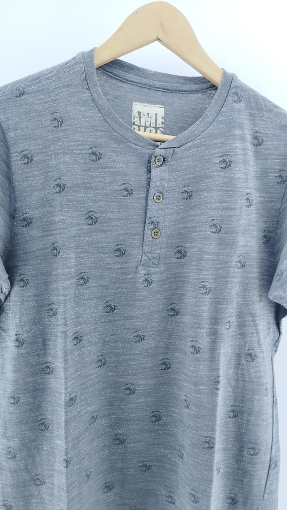 REMERA GRIS AMERICANINO T: M