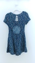 VESTIDO AZUL FLORES ISSINO T:S