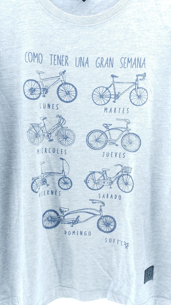 REMERA GRIS SOFT'S T:M