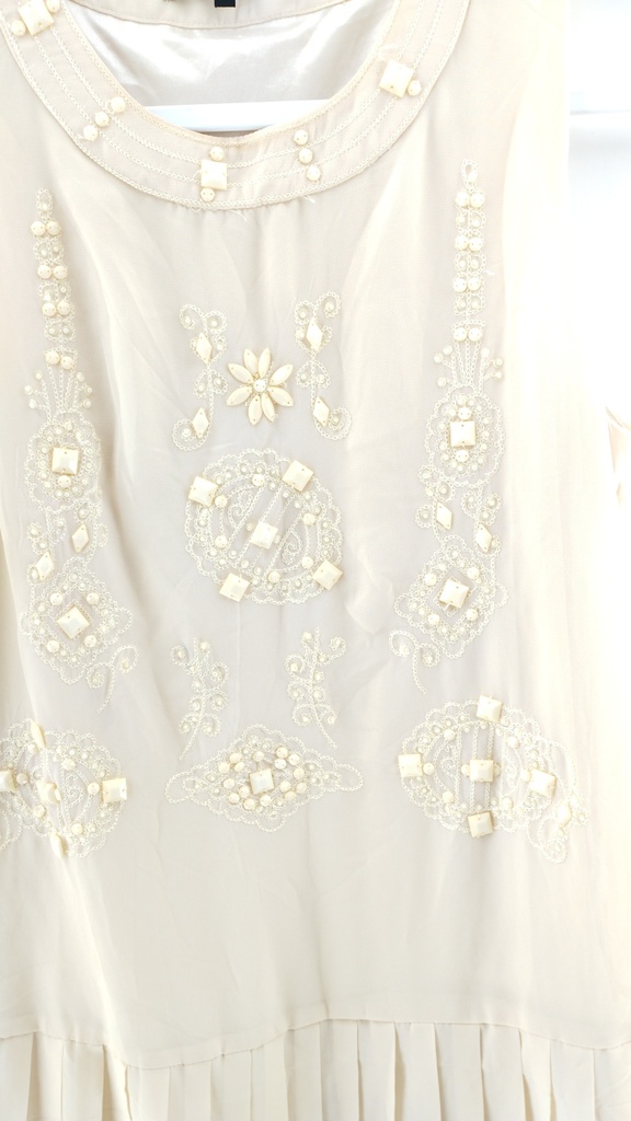 VESTIDO BEIGE ARIEL T:M