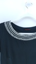 VESTIDO NEGRO MANDALAS LANARAES T:M