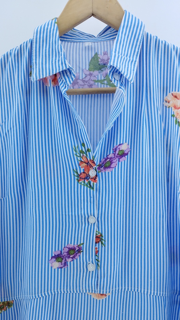 CAMISA CELESTE T:2