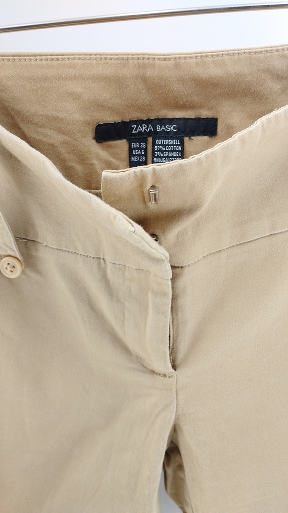 BERMUDA MARRÓN ZARA BASIC T:38
