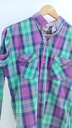 CAMISA GREGORYS CUADARILLE FUCSIA  T:M