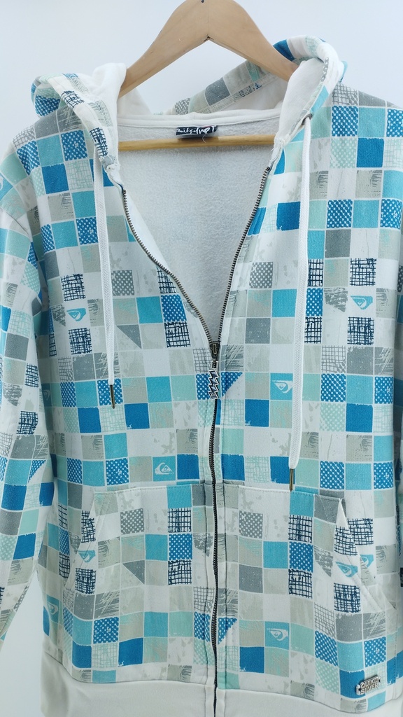CAMPERA BLANCA VERDE QUIKSILVER T:S