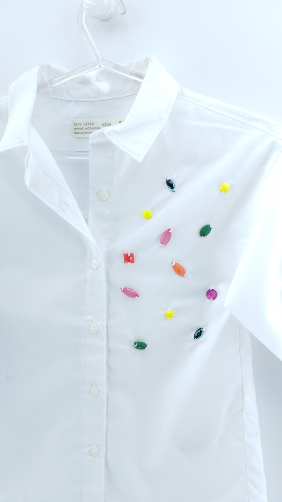CAMISA BLANCA ZARA GIRLS T:5