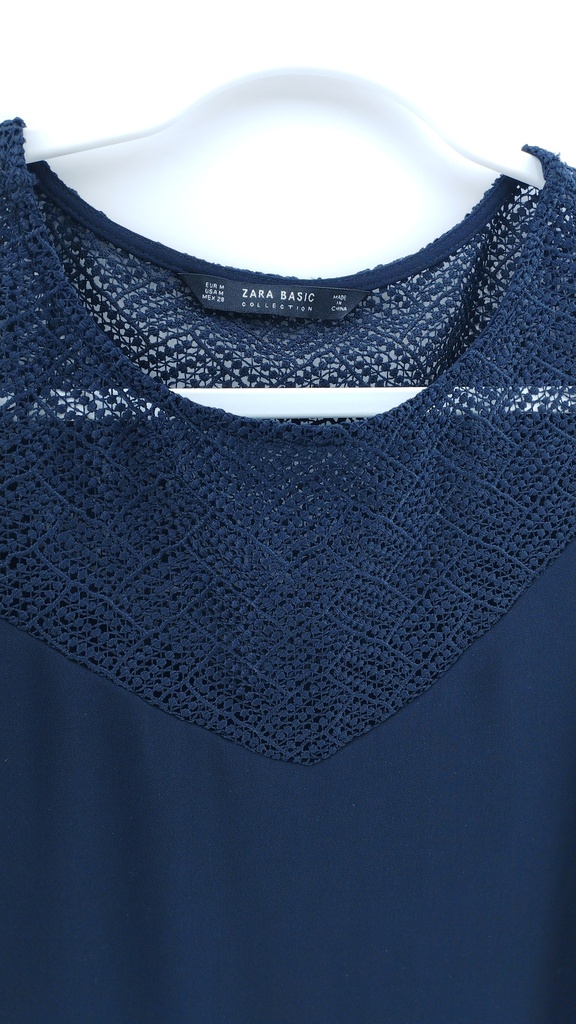 VESTIDO AZUL ZARA BASIC T:M