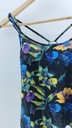 BLUSA AZUL FLORES