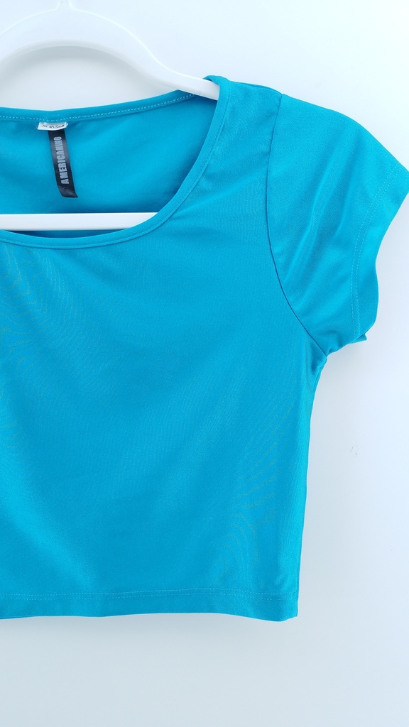 TOP TURQUESA AMERICANINO T:38