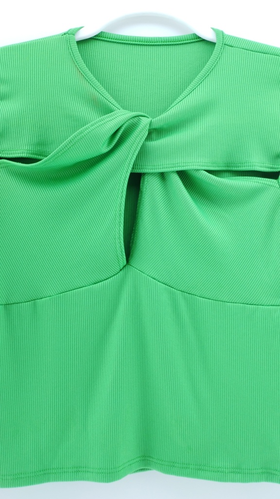 REMERA VERDE SENTITE GUAPA T:U