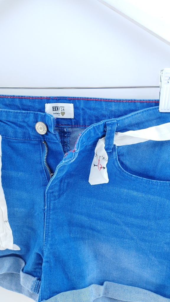 SHORTS AZUL ELV T:14