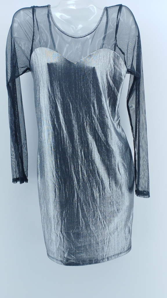 Vestido metalizado TM