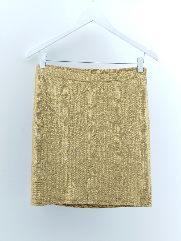 FALDA DORADA H&M T:S
