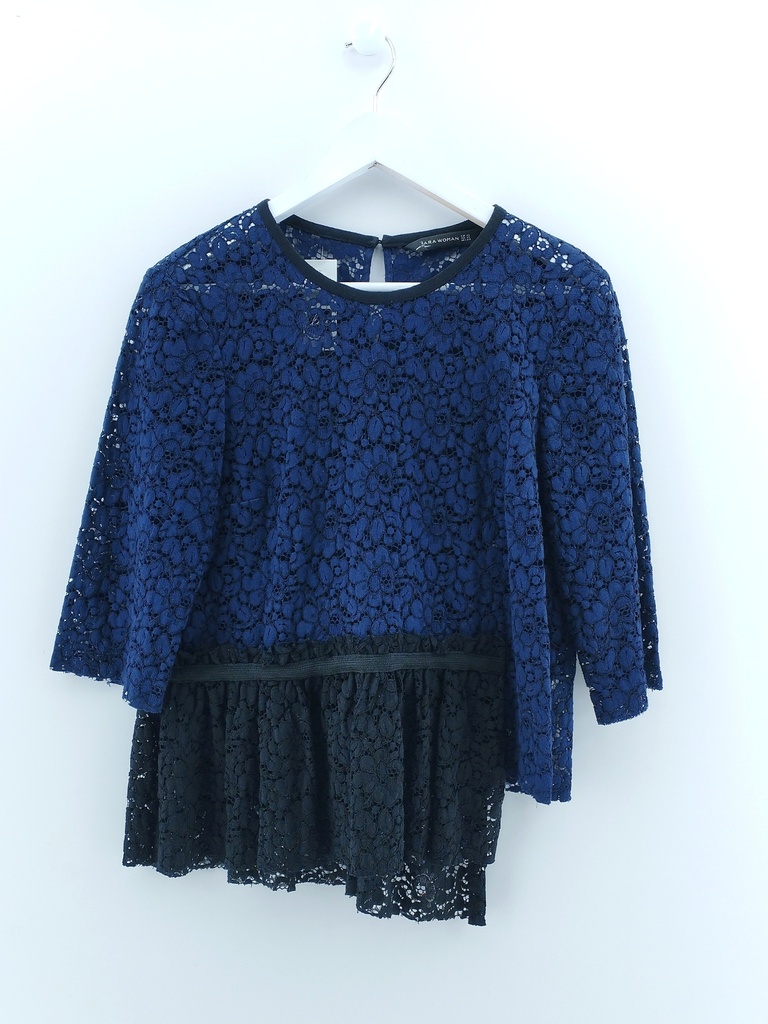 BLUSA ZARA ENCAJE T:XS