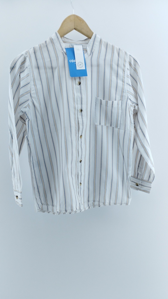CAMISA MAO RAYAS COFFEE T:14