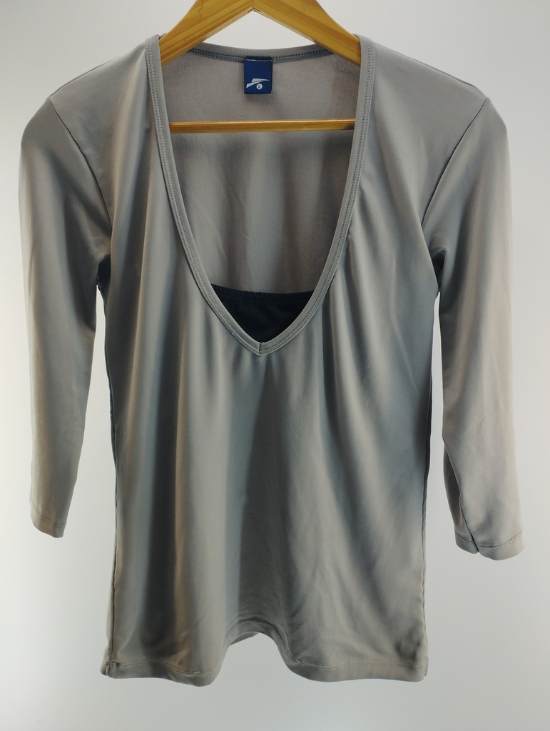 REMERA GRIS T:L