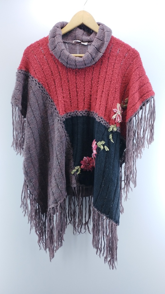 PONCHO MULTICOLOR OMA T:M
