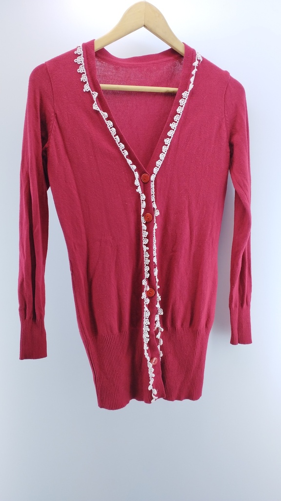 CARDIGAN ROJO Kamon T:M