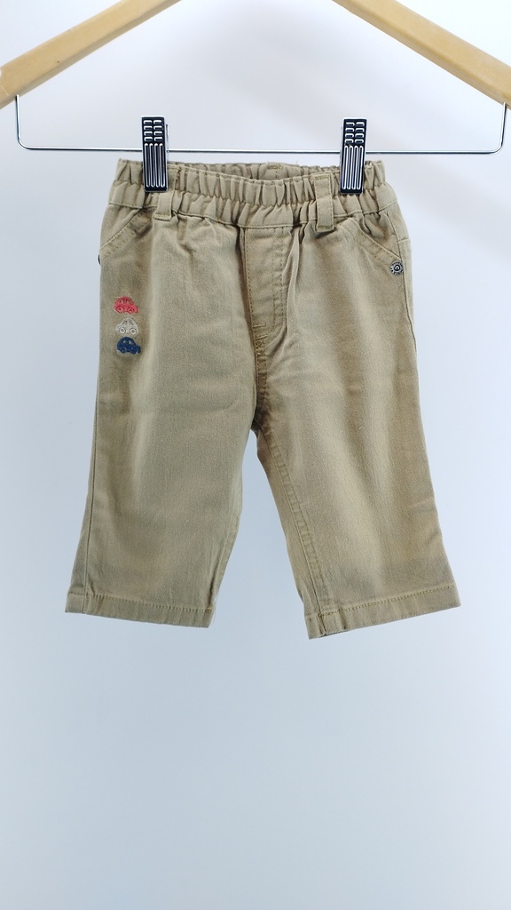 PANTALÓN CAQUI Gepetto T:3 meses