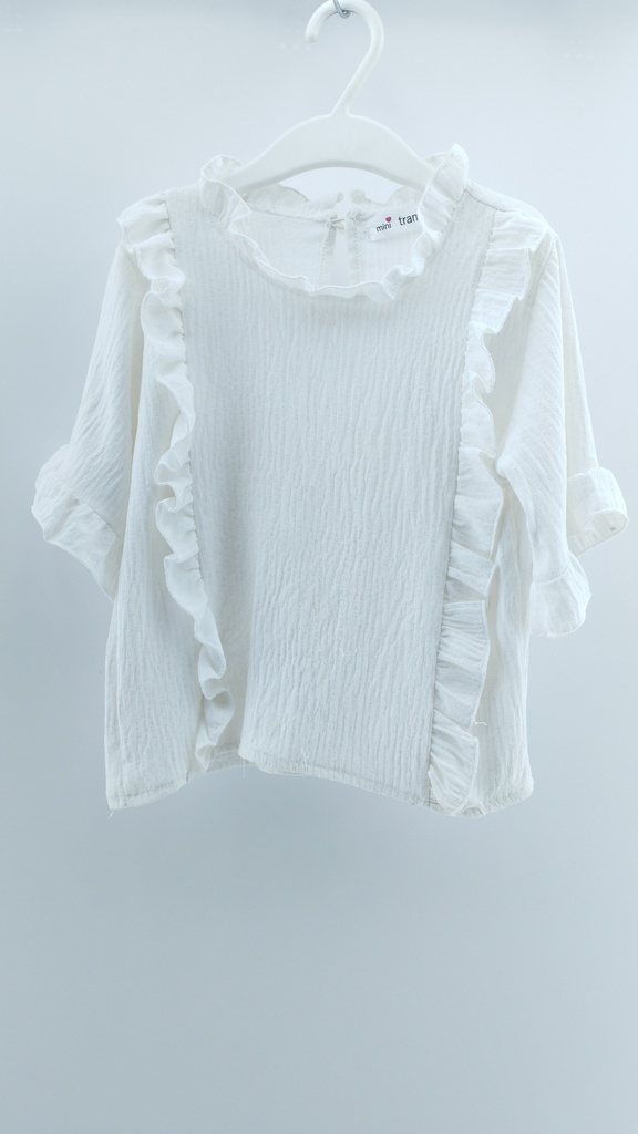 BLUSA BLANCA Mini tramps T:8
