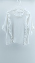 BLUSA BLANCA Mini tramps T:8