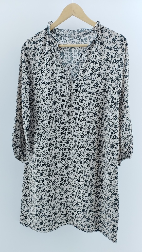 VESTIDO MULTICOLOR Flores T:L
