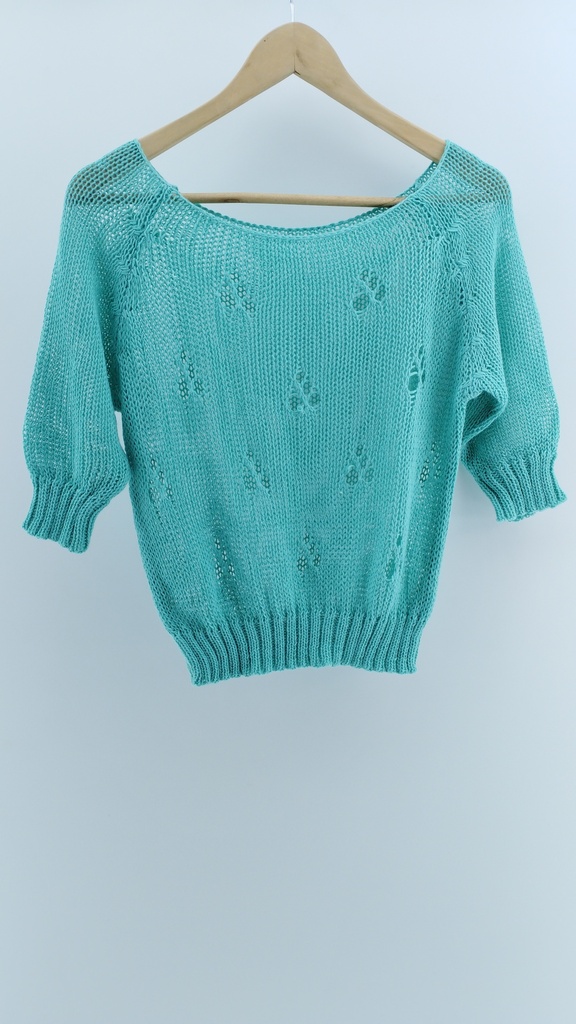 SWEATER TURQUESA Calado T:S