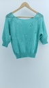 SWEATER TURQUESA Calado T:S