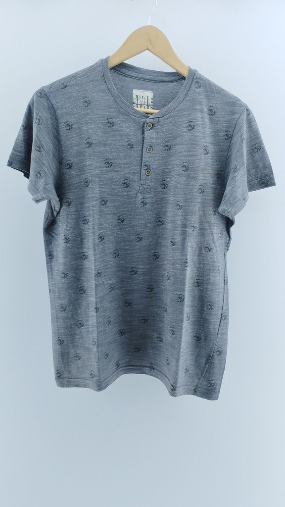 REMERA CELESTE AMERICANINO T:M