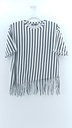 REMERA BLANCO NEGRO BERSHKA T:M