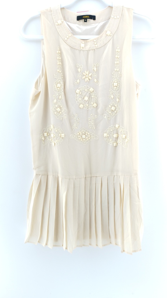 VESTIDO CRUDO ARIEL T:M