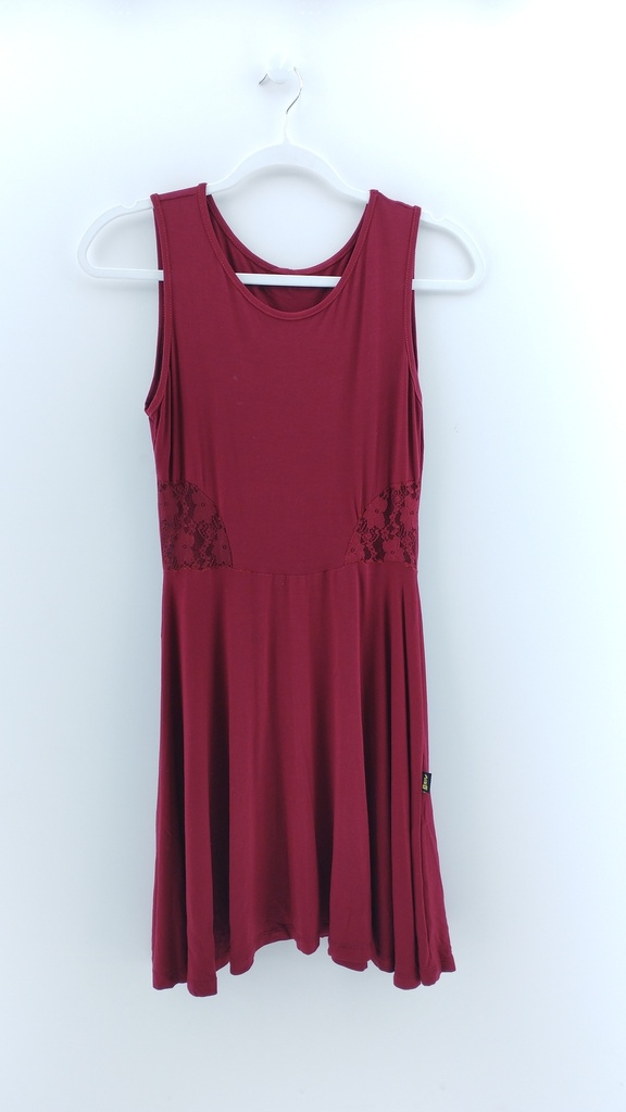 VESTIDO BORDÓ T:2