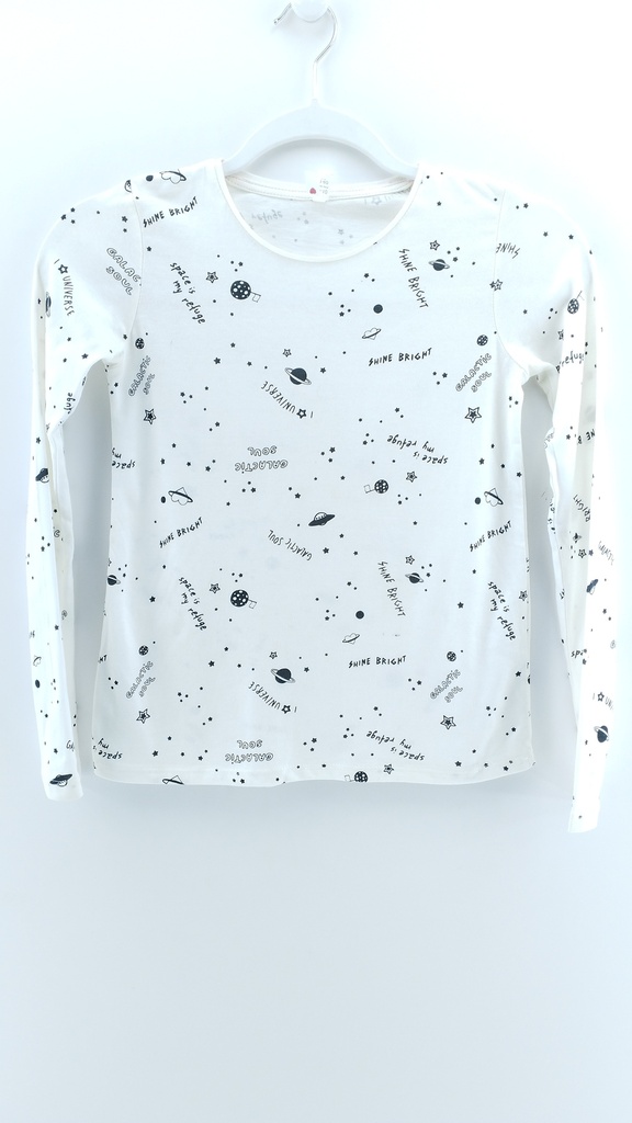 REMERA BLANCO T:10