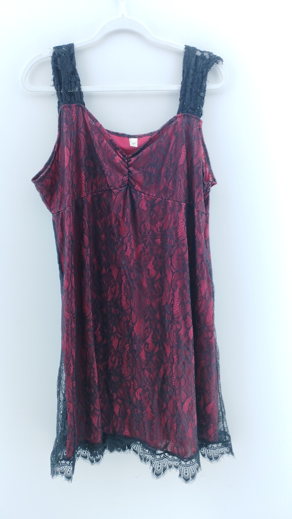 VESTIDO BORDÓ T:L