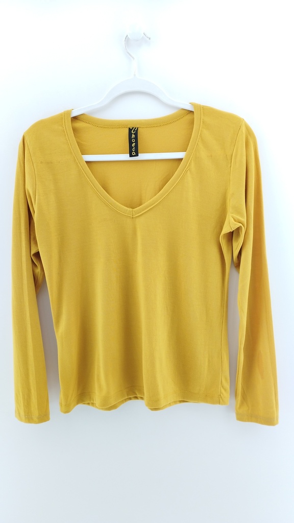 REMERA MOSTAZA T:L