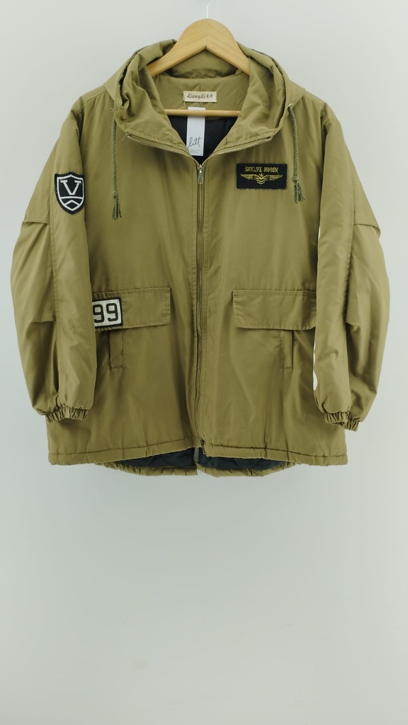 Campera de abrigo verde LIANA LI T:M