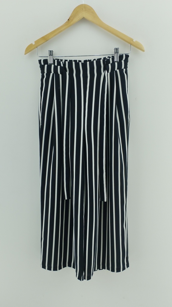 Palazzo rayado blanco y negro ZARA T:S