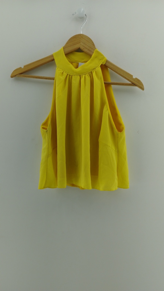 Blusa crepe amarilla T:S