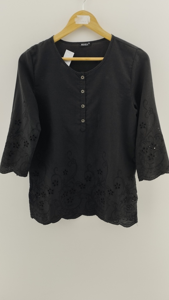 Blusa negra A MARIA T:2