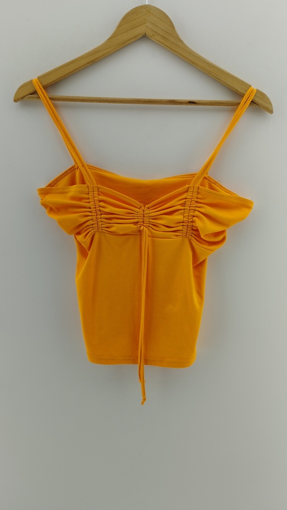 Musculosa naranja frunce T:M
