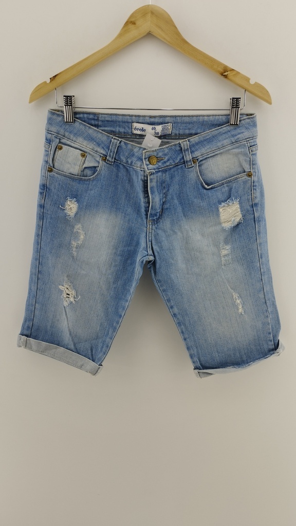 Bermuda jeans ECOLE T:40