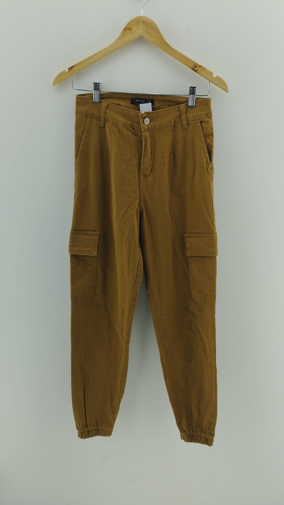 Pantalon cargo marron SALSA T:30