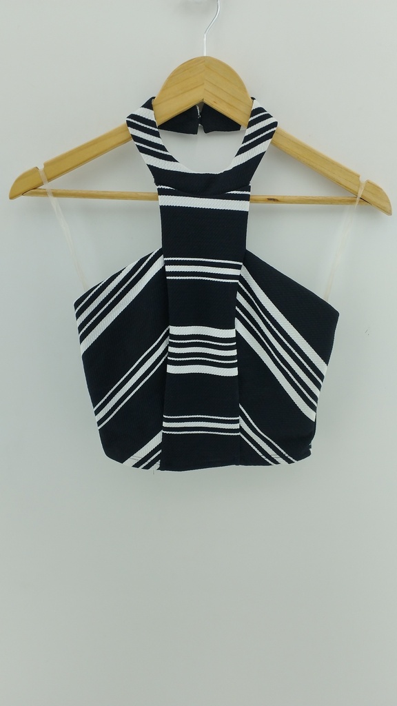 Top blanco y negro CHARLOTTE RUSSE T:S