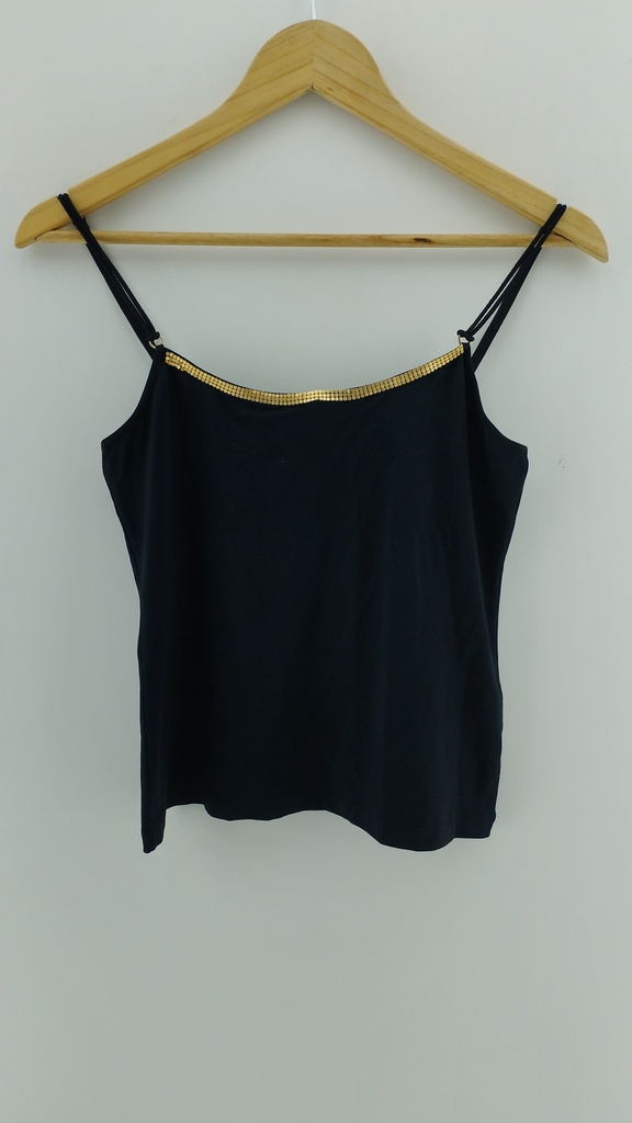 Musculosa detalle dorado MARCELA KOURY T:M