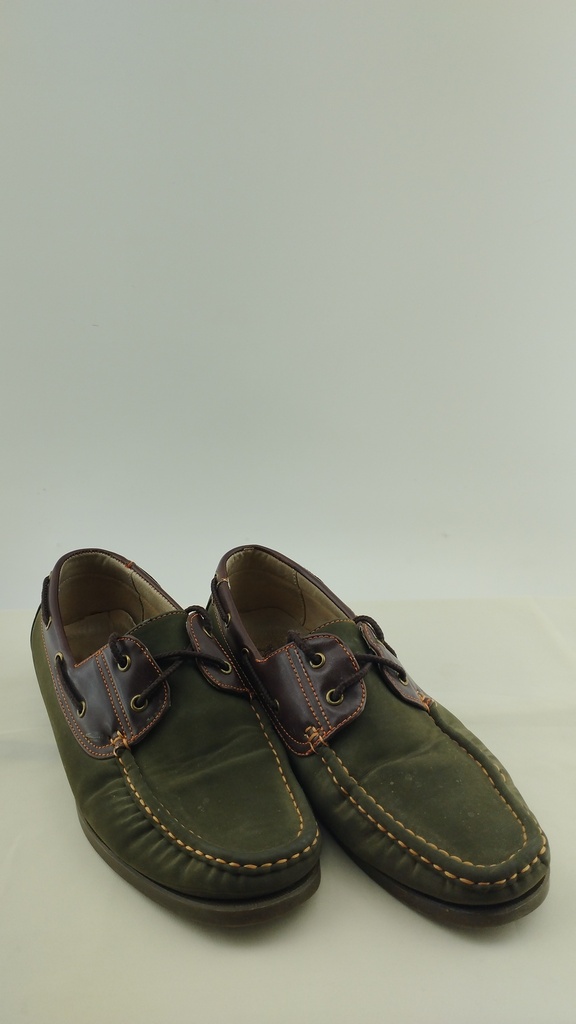 Mocasín náutico verde ALDO CONTI T:42