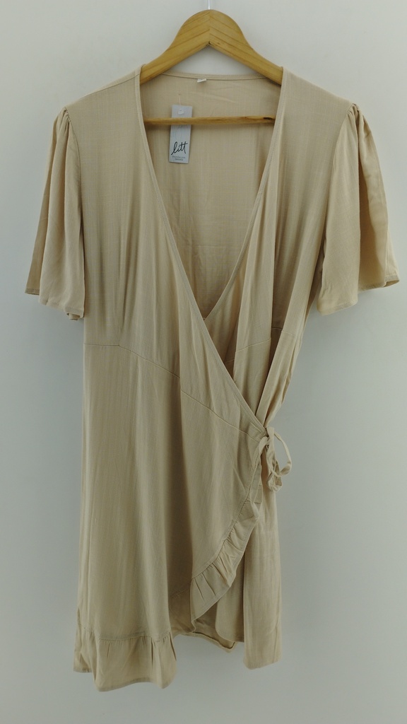 Vestido beige cruzado T:2