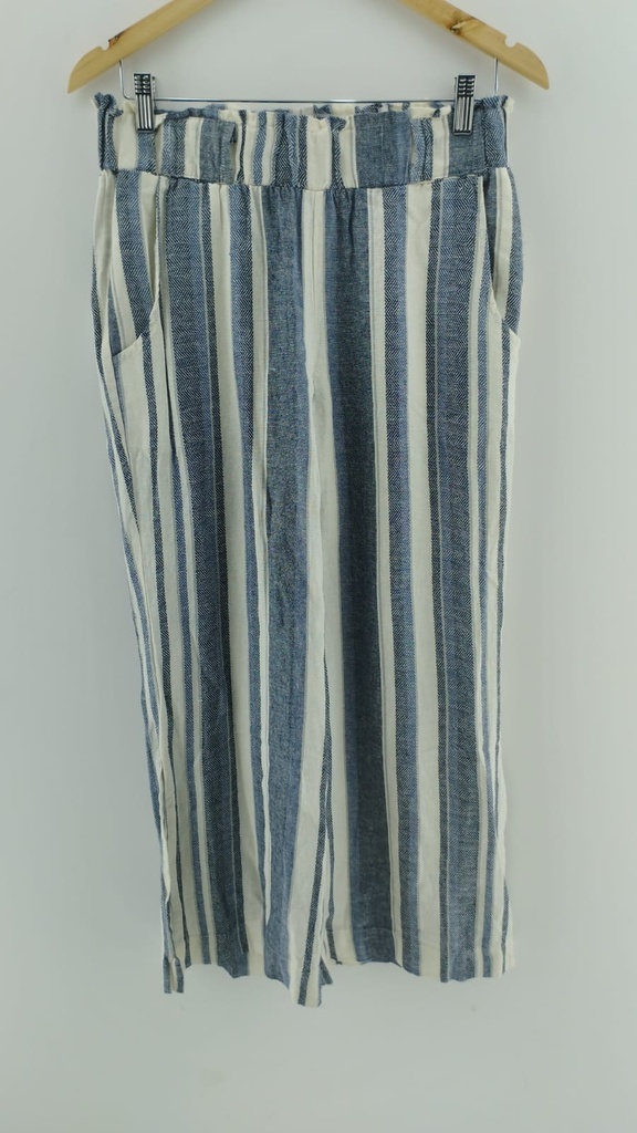 Palazzo rayas verticales grises BANJARA T:M